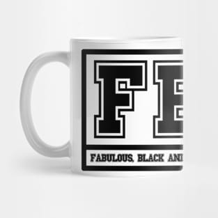 FBI Fabulous Black and Intelligent Mug